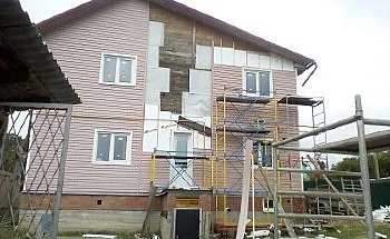 Отделка дачного дома монтаж сайдинга