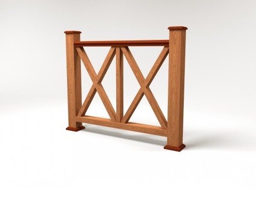 Ограждение из ДПК FG7 терракот купить в Новотроицке