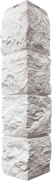 Угол наружный Альта-Профиль Туф ЭКО Белый купить в Новотроицке