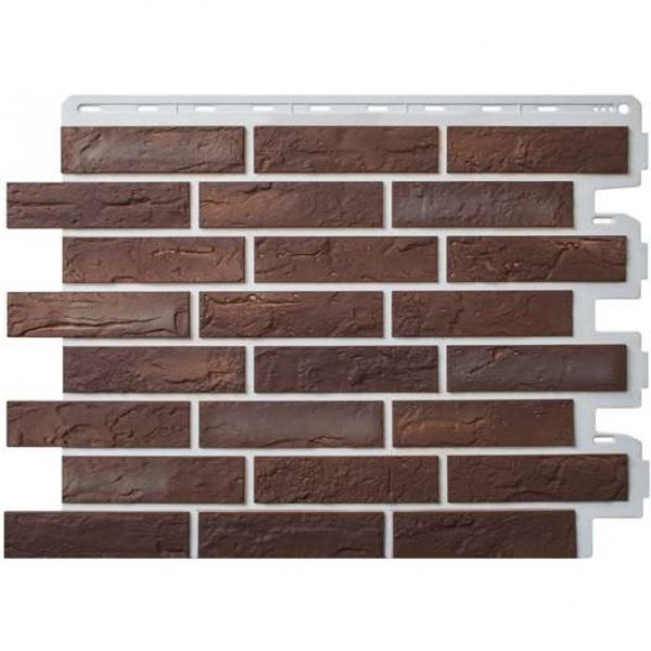 Фасадная панель Альта-Профиль Кирпич Рижский 01 купить в Новотроицке