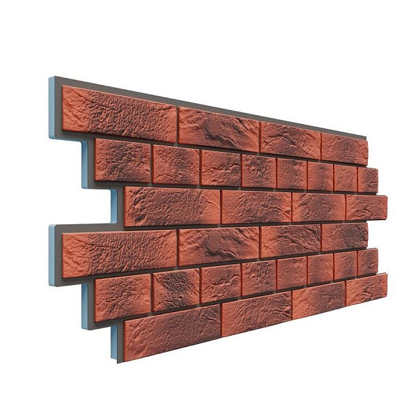 Фасадная термопанель Доломит Венецианский кирпич 20 мм Корса купить в Новотроицке