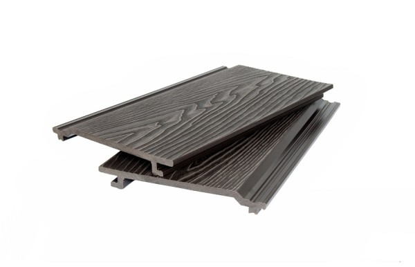 Фасадная доска POLIVAN GROUP 3D фактура дерева DENPASAR тёмно-коричневый купить в Новотроицке