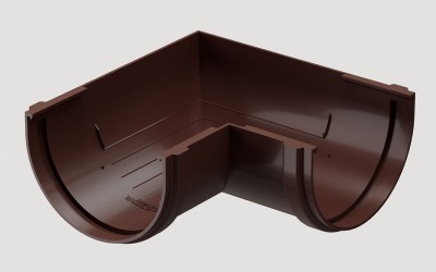 Угловой элемент 90˚ПВХ Docke STANDART Тёмно-коричневый