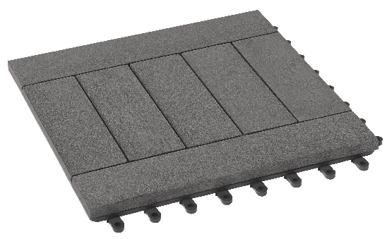 Модульный паркет ДПК GRINDERDECO Комфорт 5 Серый базальт купить в Новотроицке