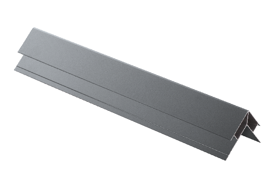 Угловой элемент наружный, алюминиевый, серый купить в Новотроицке