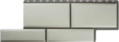 Фасадная панель камень Флорентийский белый