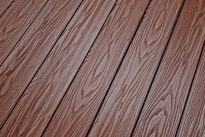 Террасная доска из ДПК Terrapol Смарт 3D Полнотелая без паза Орех Милано