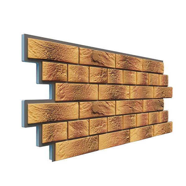 Фасадная термопанель Доломит Венецианский кирпич 20 мм Нарва купить в Новотроицке