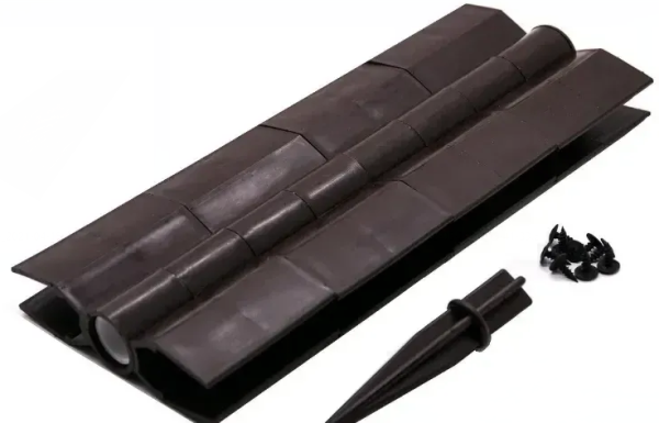 Угловой (стыковочный) шарнир для грядкок ДПК 300мм коричневый купить в Новотроицке