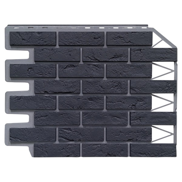 Фасадная панель FineBer, Кирпич Баварский, Графит купить в Новотроицке