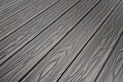 Террасная доска из ДПК Terrapol Смарт 3D Полнотелая без паза Черное дерево