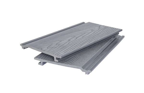 Фасадная доска POLIVAN GROUP 3D фактура дерева DENPASAR серый купить в Новотроицке