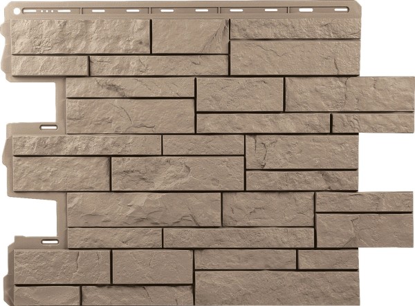 Фасадная панель Альта-Профиль Шотландия Бежевый купить в Новотроицке