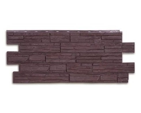 Фасадная панель T-Сайдинг-Альпийская сказка ЭКО-1 Браун купить в Новотроицке