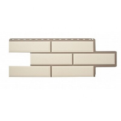 Фасадная панель Альта-Профиль - Коллекция "Венецианский Камень", Белый