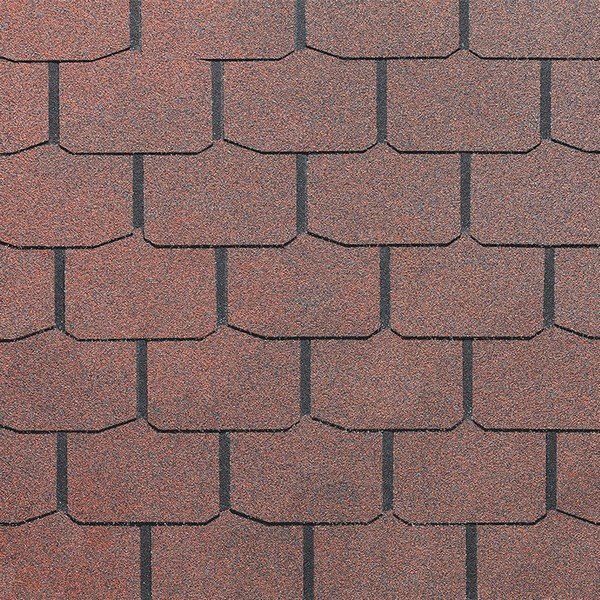 Гибкая черепица Docke, коллекция Крона – Красный купить в Новотроицке