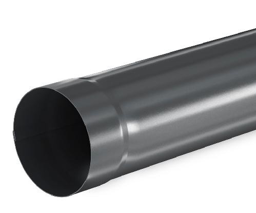 Водосток Aquasistem, система 125x90 - Труба водосточная 3.00м RAL 7024 Тёмно-серый купить в Новотроицке