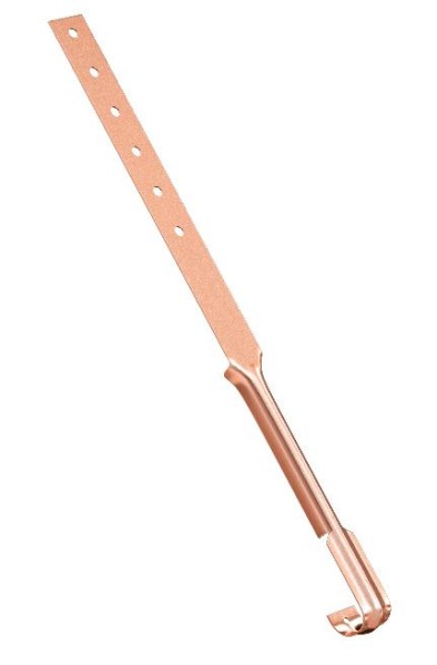 Водосток Aquasistem, система 125x90 - Поддержка желоба Медь купить в Новотроицке