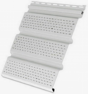 Софит полностью перфорированный, белый