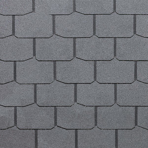 Гибкая черепица Docke, коллекция Крона – Серый купить в Новотроицке