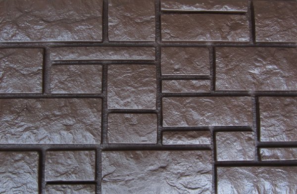 Фасадная панель Аэлит дворцовый камень Коричневый купить в Новотроицке