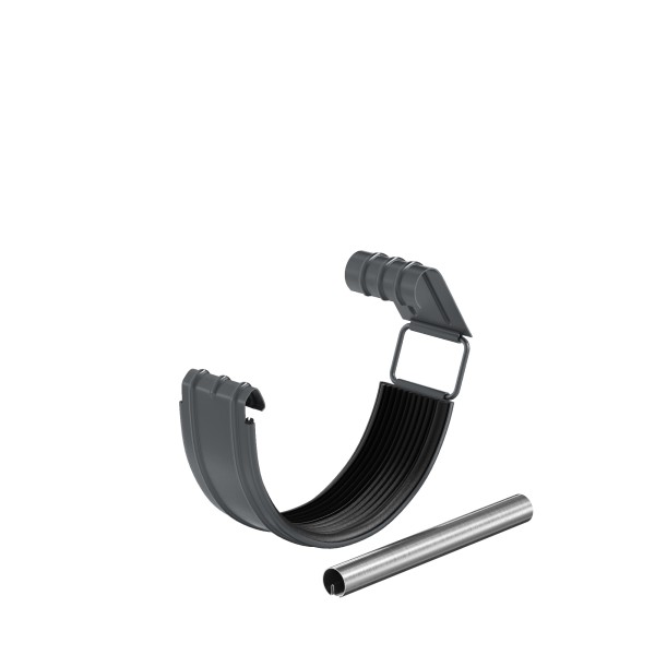 Водосток Aquasistem, система 125x90 - Соединитель желоба в комплекте RR 23 Маренго купить в Новотроицке