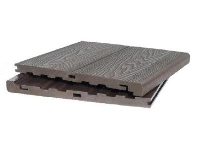 Ступень NEW МАССИВ 3D+3D POLIVAN GROUP DENPASAR тёмно-коричневый