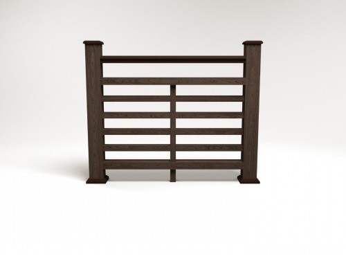 Ограждение из ДПК FG4 венге купить в Новотроицке