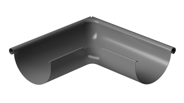 Угол внешний 90° D125 Döcke STAL PREMIUM Графит, (RAL 7024) купить в Новотроицке