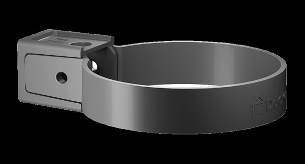 Хомут универсальный Docke Premium ПВХ -  графит купить в Новотроицке