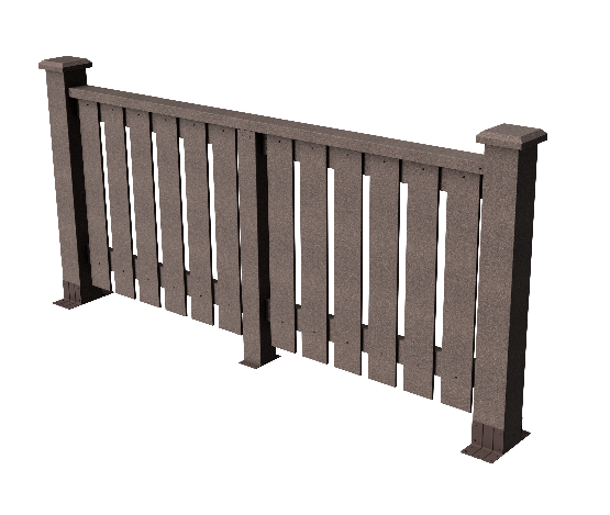 Ограждения декоративное ДПК GRINDERDECO Вилидж венге купить в Новотроицке