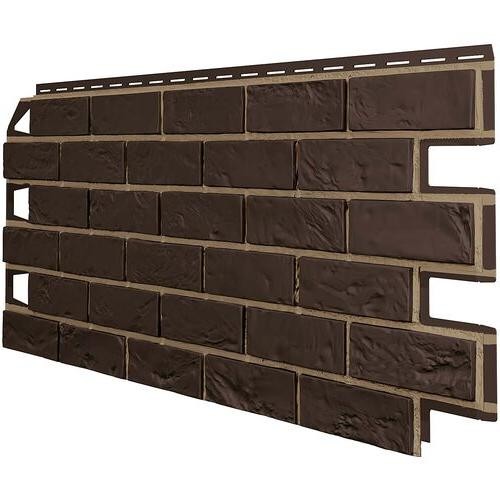 Фасадные панели ТЕХНОНИКОЛЬ Оптима Кирпич Тёмно-коричневый купить в Новотроицке