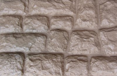 Фасадная панель Аэлит Камень крупный Бежевый