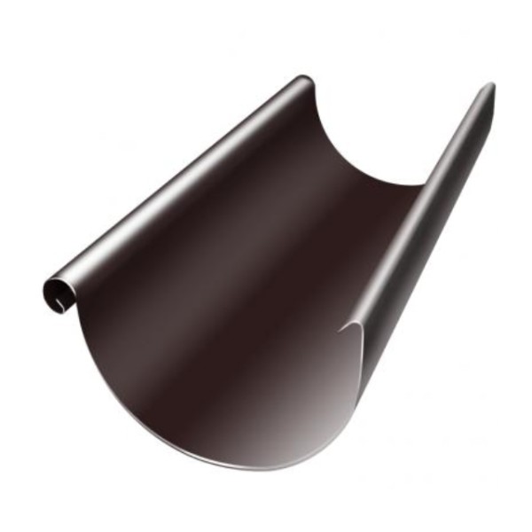 Водосток Grand Line 150x100 – Желоб 3м RAL 8017 купить в Новотроицке