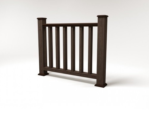 Ограждение из ДПК FG5 венге купить в Новотроицке