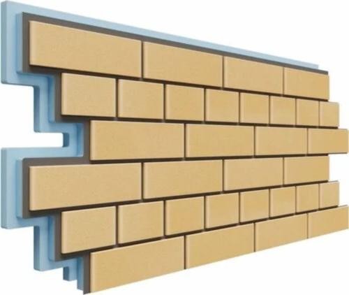 Термопанели Доломит Кирпич 40 мм Жёлтый купить в Новотроицке