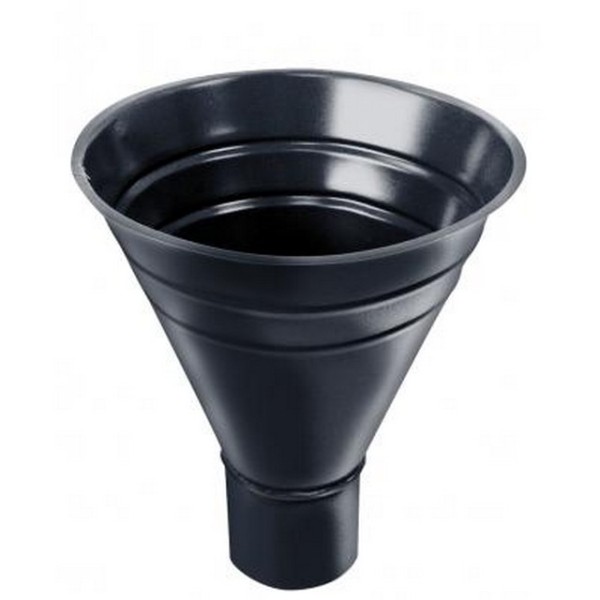 Водосток Grand Line 125x90 – Воронка водосборная RAL 7024 купить в Новотроицке