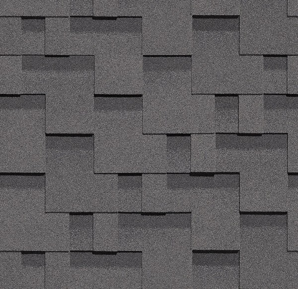 Гибкая черепица Docke, коллекция Тетрис – Серый купить в Новотроицке