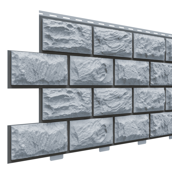 Фасадная панель Доломит, Альпийская горка Серо-голубой купить в Новотроицке