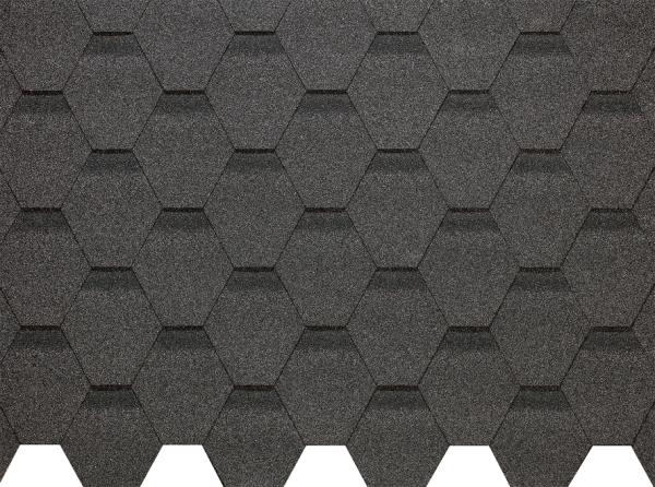 Гибкая черепица EURASIA Docke, Коллекция ШЕСТИГРАННИК Серый купить в Новотроицке