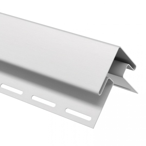 Угол внешний (наружный) для сайдинга, белый купить в Новотроицке