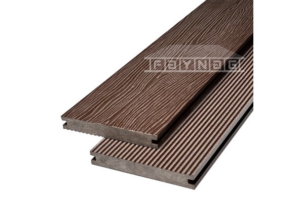 Террасная доска из ДПК Faynag Premium Massive 3D — Шоколад купить в Новотроицке