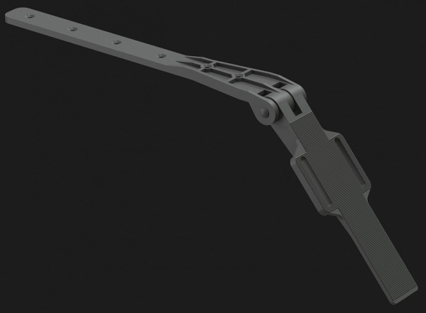 Крепление регулируемое Docke Premium ПВХ - Графит купить в Новотроицке