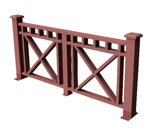 Ограждения декоративное ДПК GRINDERDECO Виктория мербау купить в Новотроицке