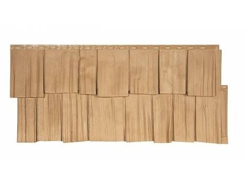 Фасадная панель T-Сайдинг-Щепа дуб ЭКО-1 Бежевый купить в Новотроицке