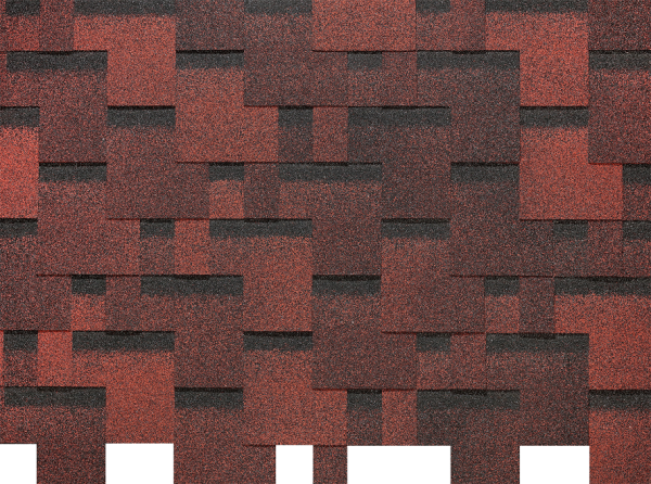 Гибкая черепица EURASIA Docke, Коллекция Лабиринт Красный купить в Новотроицке