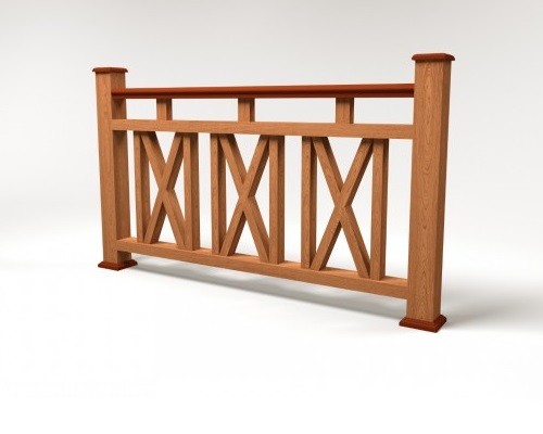 Ограждение из ДПК FG3 терракот купить в Новотроицке