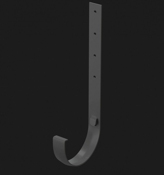 Кронштейн желоба металл Docke Premium ПВХ - Графит купить в Новотроицке