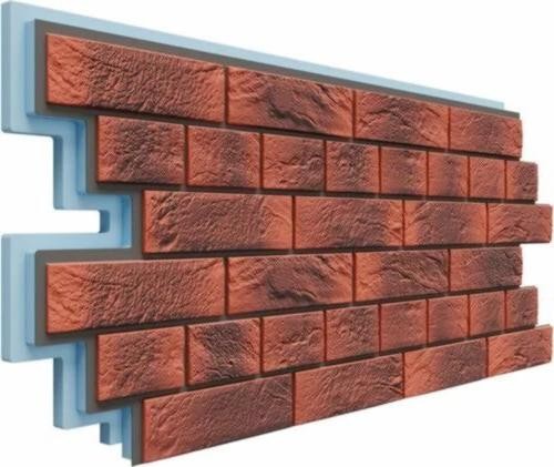 Термосайдинг Доломит Венецианский Кирпич 40 мм Корса купить в Новотроицке