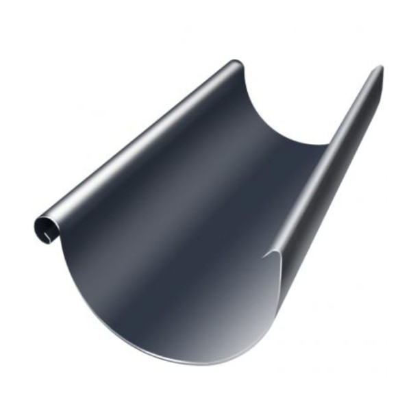 Водосток Grand Line 125x90 – Желоб 3м RAL 7024 купить в Новотроицке
